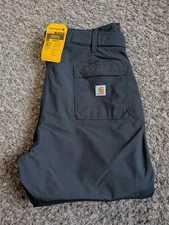 NWT Carhartt Black Storm Defender Waterproof Heavyweight Pant Men's L Short