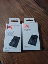 True Red Calculator New Lot Of 2 , 3.94 By 2.20