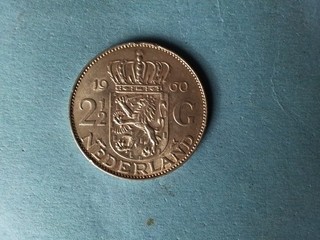 2 1.2 gulden niederlande silber 1960