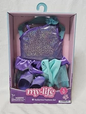 My Life As Purple & Teal Ballerina Fashion Set for 18" Doll NEW