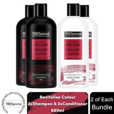 Tresemme 2x Shampoo & 2x Conditioner Bundle 680ml Each - Revitalise Colour 12.49 per litre