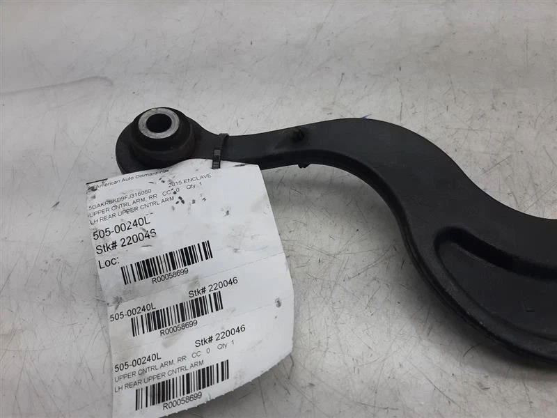 Driver Upper Control Arm Rear VIN J 11th Digit Limited 07-17 GMC ACADIA 23347602 - Image 2 of 4