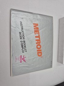 Metroid Silver (Nintendo NES) Complete in Box CIB Manual Game Box