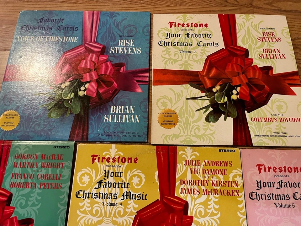 Firestone Your Favorite Christmas Vol. 1-7 ~ Vinyl Record LP Complete Set. - Image 2 of 4