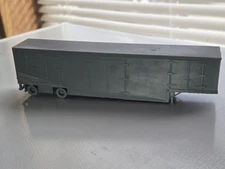 Ho Scale Household Moving Trailer Spread Axle Bed Buggy Undecorated Kit 3d...