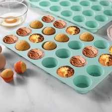 1pc-Cookie mold, cake mold, ice cream candy silicone mold, cake tray 24 cups