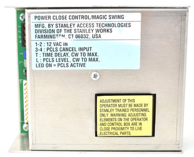 Stanley Access Technologies Automatic Door Power Close Control / Magic Swing Box