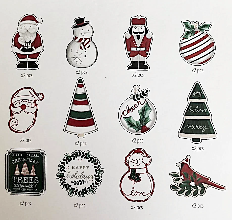 Recollections Holiday Stickers 1-Pack 24 Die Cut Stickers - Image 2 of 2