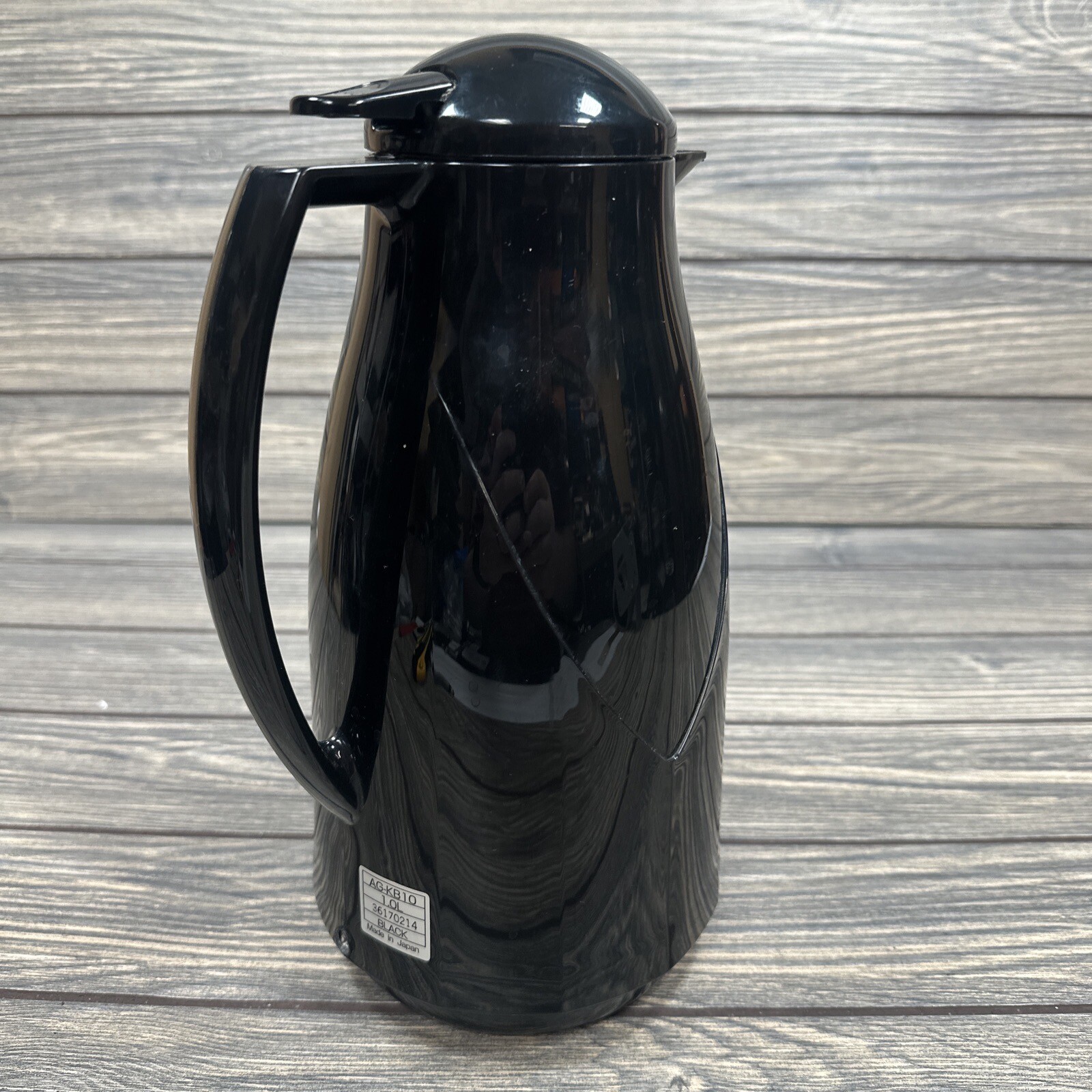 Zojirushi Euro Thermal Coffee Carafe Black 1.0L AGKB10 Glass