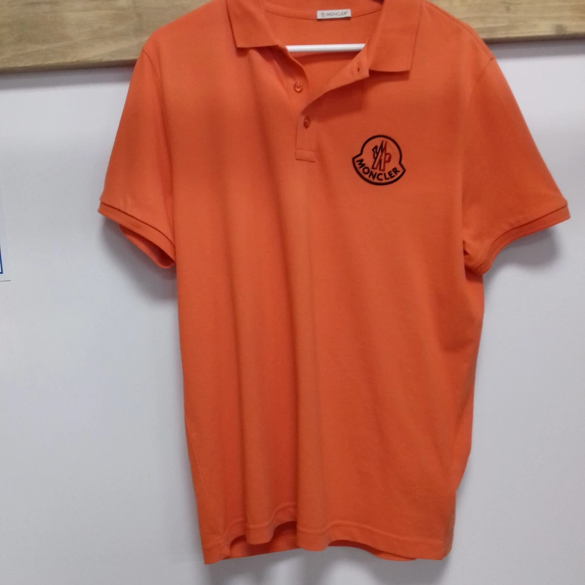 Orange moncler shop polo