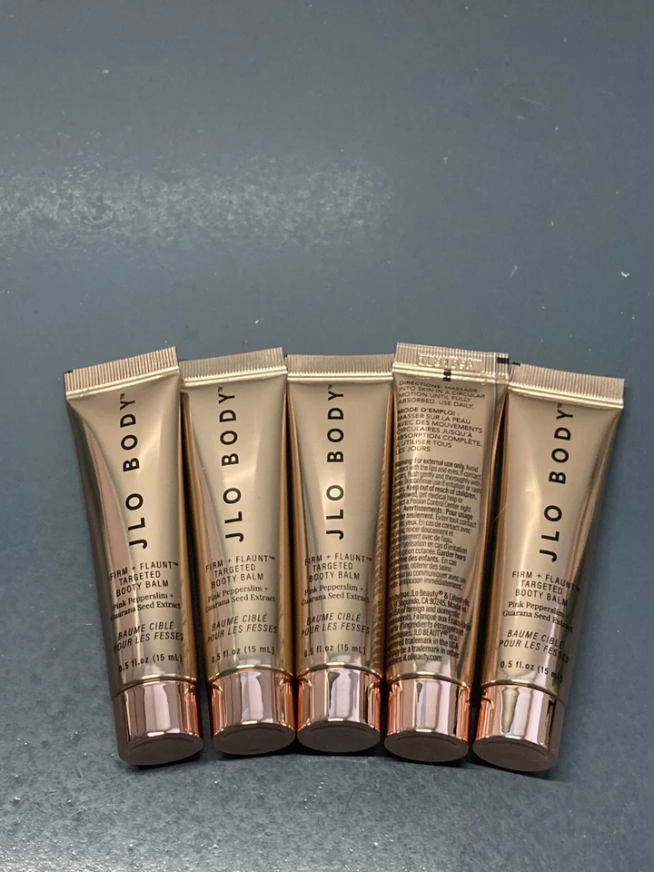 5x JLO Beauty Body Firm + Flaunt Targeted Booty Balm 0.5 fl oz each - Image 1 of 1