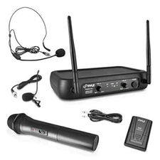 Pyle PDWM2140 VHF Fixed Frequency Wireless Microphone System