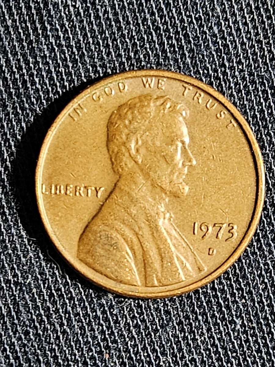 1973 D Penny Errors Struck Off Center, Letters On Rim, | eBay