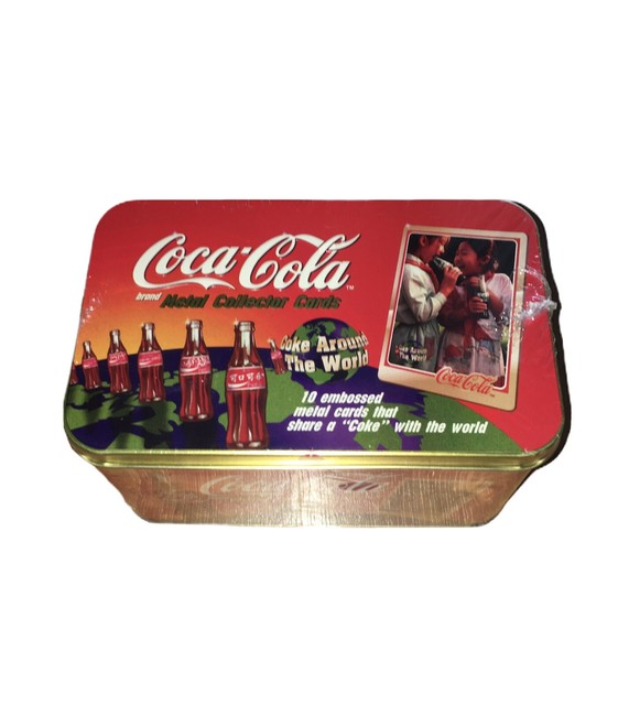Coca Cola Around The World Collector Cards With Metal Tin eBay
