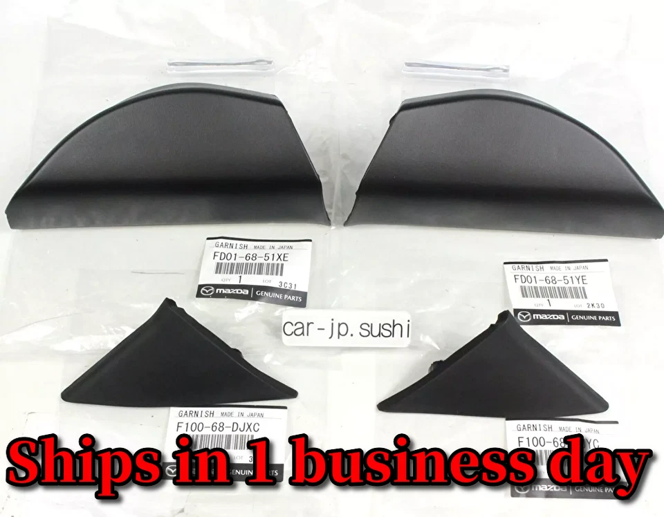 MAZDA RX-7 FD3S Genuino Puerta Interior Esquina Adorno y Vela Decoración SET Cubierta de Borde Foto 4 de 4