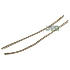 1000 Watts 0.0826" Braided Speaker Tinsel Lead Wire 5" x 2pcs Subwoofer Speaker