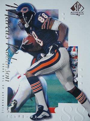 NFL 15 Marcus Robinson Chicago Bears Topps 2000 SP Authentic