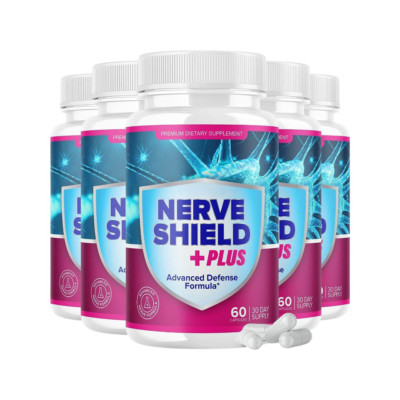 5-Pack Nerve Shield Plus Advanced Defense Formula - 300 Capsules