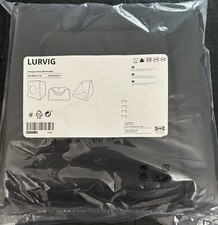 Ikea LURVIG Cat bed/house, black/white 15x15x14 1/2 " 204.632.78 - NEW Fast Ship