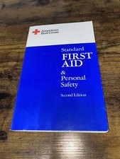 Vintage 1981 American Red Cross Standard First Aid & Personal Safety Book
