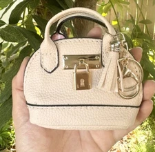 OFF WHITE MINI HANDBAG Keychain / PURSECharm / Airpods Case / COIN/Card Holder