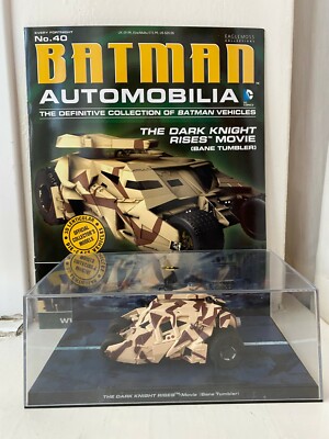 AUTOMOBILIA EAGLEMOSS COLLECTION #40 BATMAN THE DARK KNIGHT RISES BANE TUMBLRT