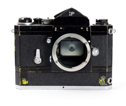 Nippon Kogaku Nikon F Black Paint Eye level Finder SLR + F-36 Motor No.6511462 - Picture 2 of 15