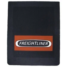 Freightliner Logo 16"x 20" x1/4" OEM PDT1510 Front Fenders Black Mud Flaps - 2