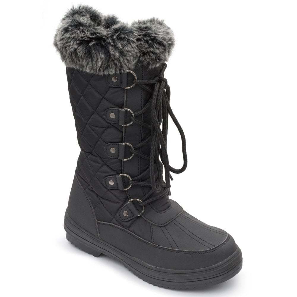 Padders Blizzard Womens Waterproof Faux 