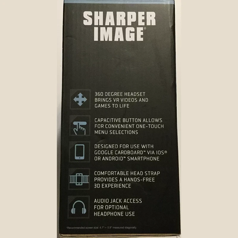 Auriculares de realidad virtual Sharper Image 360 grados Foto 3 de 4
