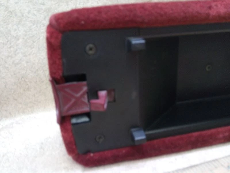Center Console Lid Maroon Fits 1988 1989 1990 1991 1992 1993 1984 BUICK REGAL - Image 4 of 4