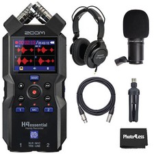 Zoom H4essential 4-Track Handy Recorder Bundle