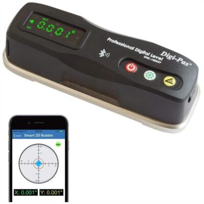 Digi-Pas 2-Axis Smart Master Precision Level 6'' Bluetooth 0.0002' (0.02 mm/m)