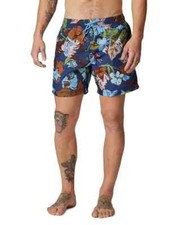 Rodd Gunn Dartmoor Bay Foliage Print Trunks L3738 Men's Swimwear Size XL