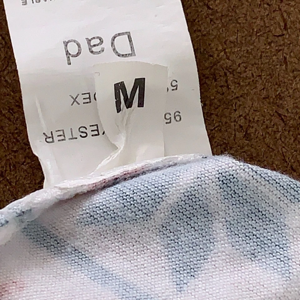 Top de pijama pulóver de manga larga Fair Isle rojo blanco azul talla mediana para hombre Foto 2 de 4