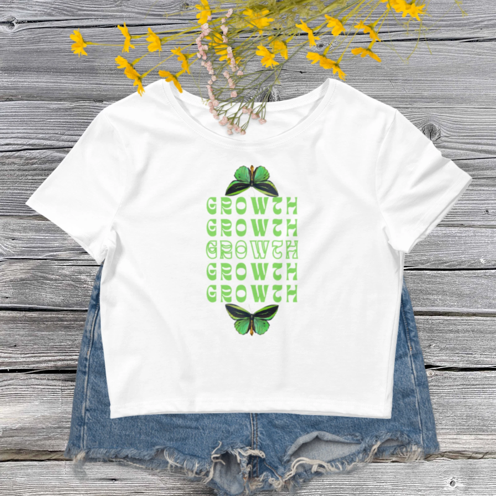 GROWTH Crop Tee