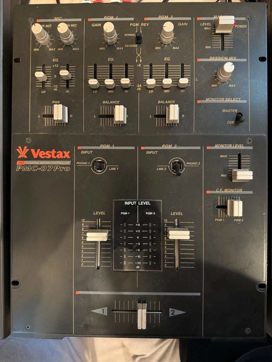 Vestax PMC-07 Pro Black DJ Mixer - VERY RARE - Great Condition | eBay