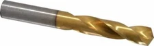 Hertel 27/64" 135° Spiral Flute HSS Screw Machine Drill Bit, 3-3/8" OAL