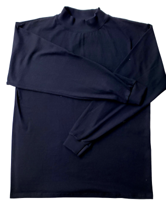 #ad Men#x27;s Mock turtleneck Long Slv Heavyweight Ctn Top. Size S to 3XL. Made in USA $19.95