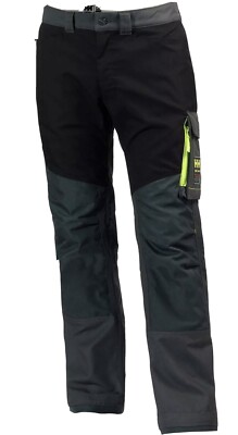 Helly Hansen Waistband Trousers Work Pants Aker Dark Grey / Black WorkWear C56 #11