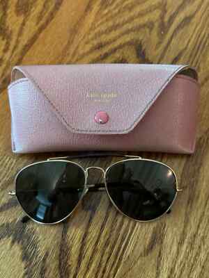 Kate Spade New‎ York Emmaline Aviator Sunglasses Gradient Lenses KATE SPADE NEW YORK Emmaline Sunglasses 58-14-140 Silver main image 3