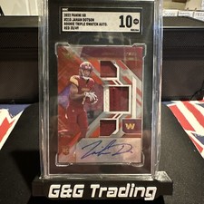 2022 Panini XR Jahan Dotson #210 Rookie Triple Swatch Auto /49 -Commanders 🔥