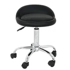 Spa Salon Stool with Back Rest Hydraulic Adjustable Height 5 Wheels 360 swivel