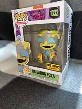 Funko Pop! Animation Invader Zim GIR Eating Pizza 1332 Exclusivo - Moça do  Pop - Funko Pop é aqui!