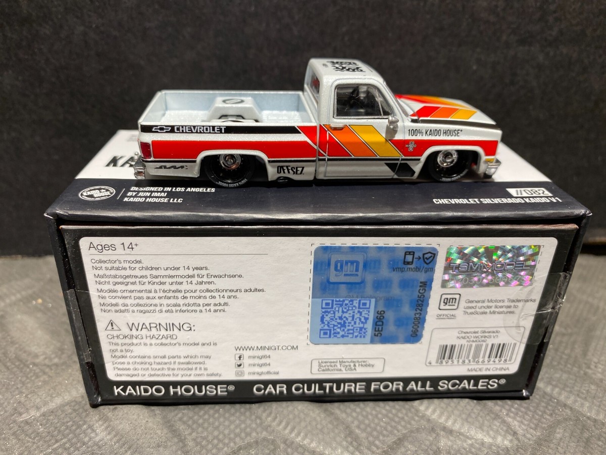 AHI／ヴィンテージ／ミニカー／オールドモバイル／12台セット 1/64 MINI GT KAIDO HOUSE #82 CUSTOM 1983 CHEVROLET SILVERADO