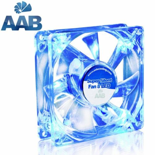 AABCOOLING SUPER SILENT FAN 8 BLAU LED - LEISE und Effizient 80mm GEHÄUSE LÜFTER - Bild 7 von 7