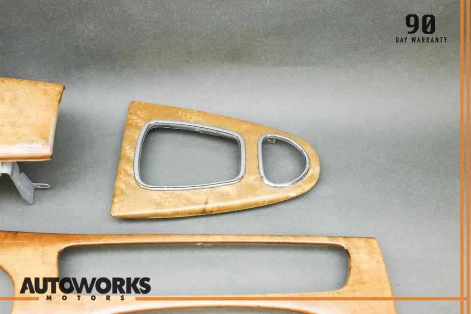 03-08 Jaguar S-Type X200 Salpicadero Consola Puerta Madera Moldura Juego de 12 OEM Foto 3 de 4