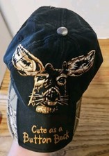 Buck Wear "Cute As a Button Buck" Adjustable Camo Toddler Hunting Hat