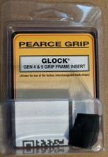 Pearce Grip Frame Insert for Glock Gen 4 5 Cavity Plug PG-G4MF - Factory NEW