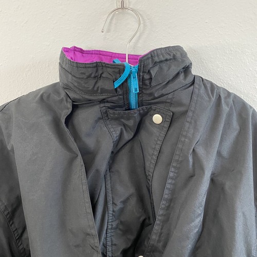 Vintage Apres Sport 2 Layer Multi Color Jacket Size L Retro 80's - Picture 2 of 9